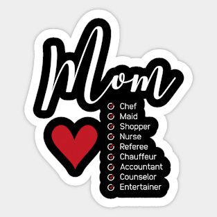 Mom Definitions - Mother's Day Funny Gift Sticker